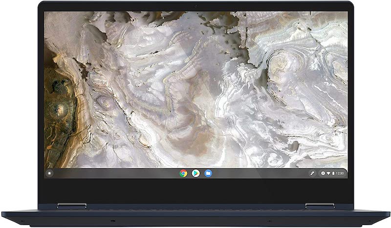 Lenovo Flex 5i 13 Chromebook 2-in-1 Laptop, Intel Core i3-1115G4, 8GB RAM, 64GB Storage, Intel UHD Graphics, 13.3" FHD Touchscreen Display, Chrome OS, Abyss Blue