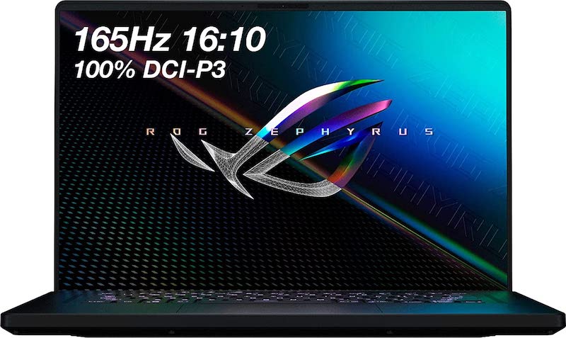 ASUS Zephyrus M16 WQXGA 165Hz Gaming Laptop, 16'' 2560x1600, Intel i9-11900H 8-Core, RTX 3060, Fingerprint, WiFi 6, Webcam, Win 10 Home, with Accessories (16GB RAM|1TB PCIe SSD)