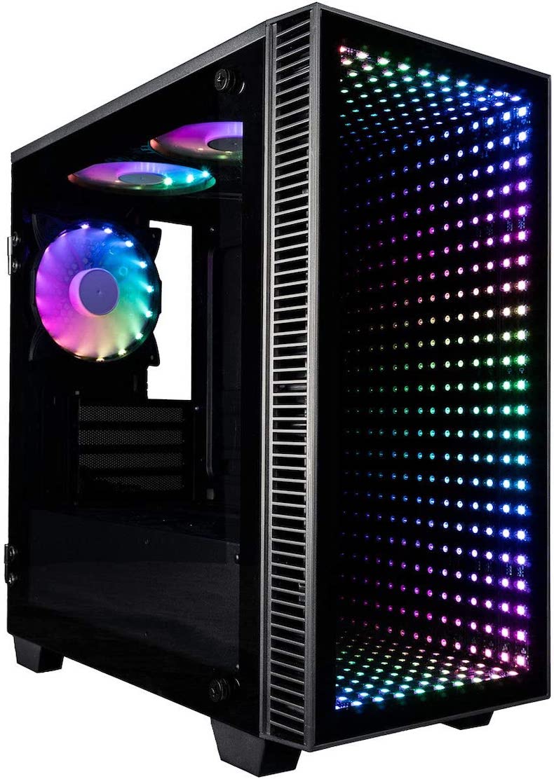 CUK Continuum Micro Gamer PC (Liquid Cooled Intel Core i9-11900KF, 64GB RAM, 1TB NVMe SSD + 2TB HDD, NVIDIA GeForce RTX 3090 24GB, 850W PSU, AC WiFi, Windows 10 Home) Gaming Desktop Computer