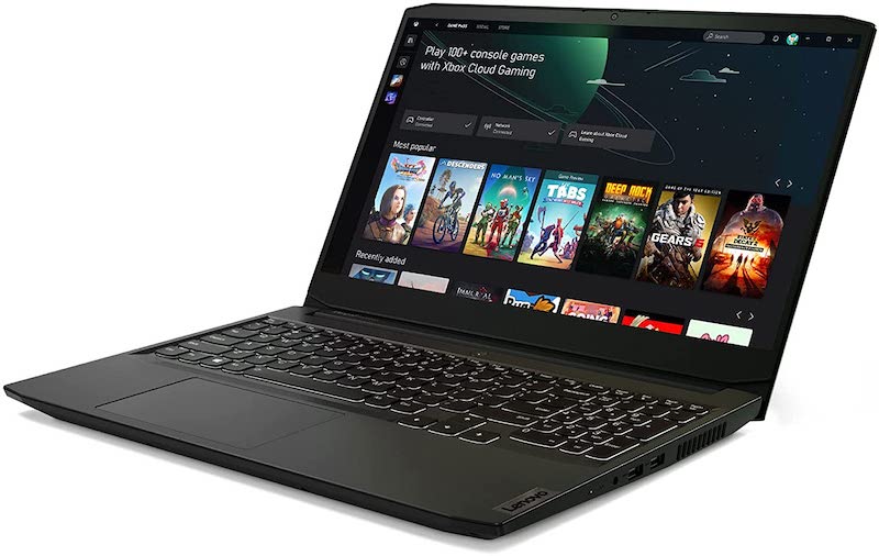 Lenovo IdeaPad Gaming 3 15 15.6" Laptop, 15.6" FHD (1920 x 1080) Display, AMD Ryzen 5 5600H Processor, NVIDIA GeForce GTX 1650, 8GB DDR4 RAM, 256GB SSD Storage, Windows 10H, 82K20015US, Shadow Black