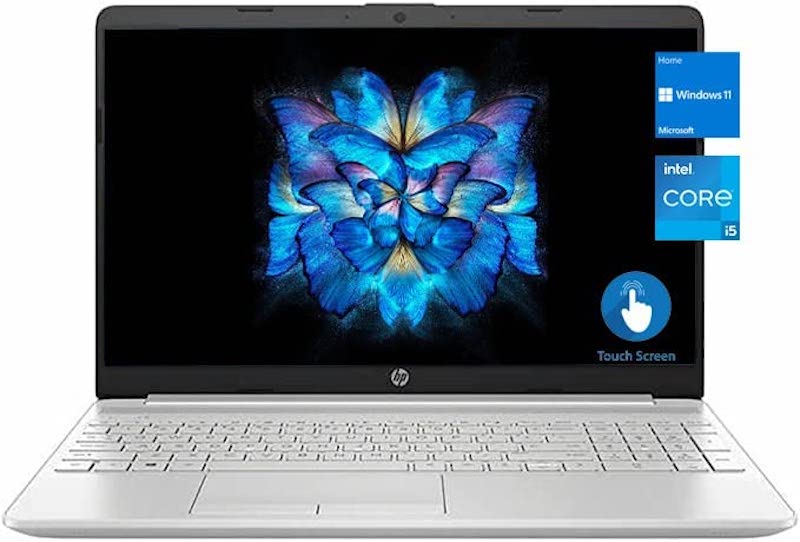 2022 Newest HP Notebook Laptop, 15.6" HD Touchscreen, Intel Core i5-1135G7 Processor, 32GB DDR4 RAM, 1TB PCIe SSD, Wi-Fi, Webcam, HDMI, Backlit Keyboard, Windows 11 Home, Silver