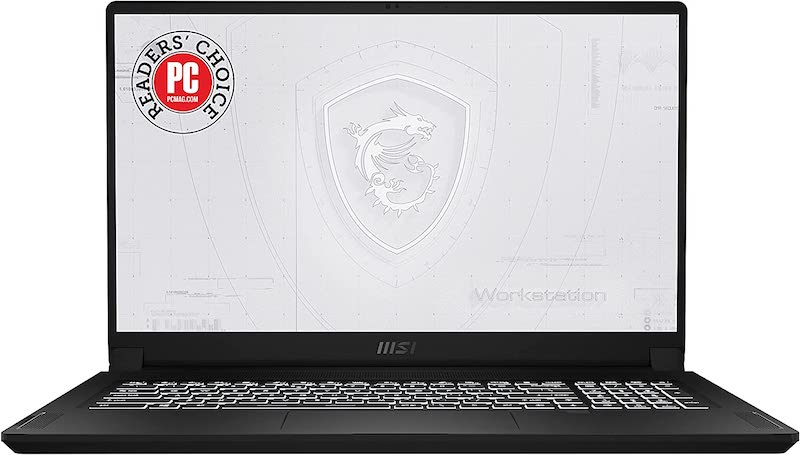 MSI WS76 Workstation Laptop: 17.3" 144Hz FHD 1080p, Intel Core i9-11900H, NVIDIA Quadro RTX A3000 , 32GB, 1TB SSD, Thunderbolt 4, WiFi 6E, TPM2.0 Fingerprint, Win10 PRO, Black (11UK-469)