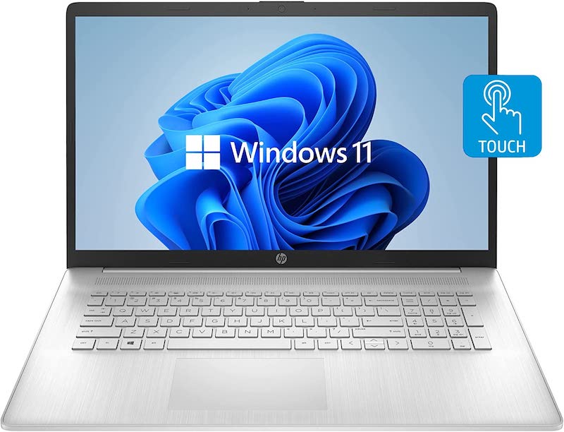 2021 Newest HP 17t Laptop | 17.3" HD+ Touch Display | 11th Gen Intel Core i7-1165G7 Processor | 32GB DDR4 RAM | 1TB SSD + 1TB HDD | Wi-Fi 6 | Backlit KB | Webcam | HDMI | Silver