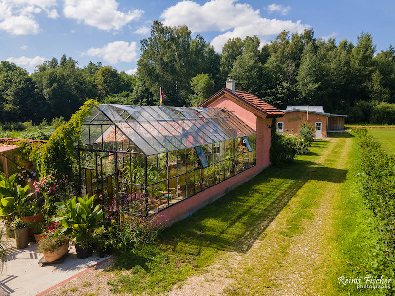 Glasshouse at Rīta Putni