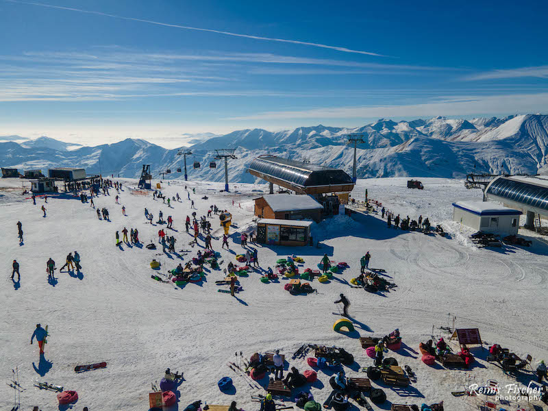 Gudauri ski resort in Georgia