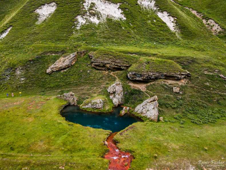 Hot pool at Truso valley