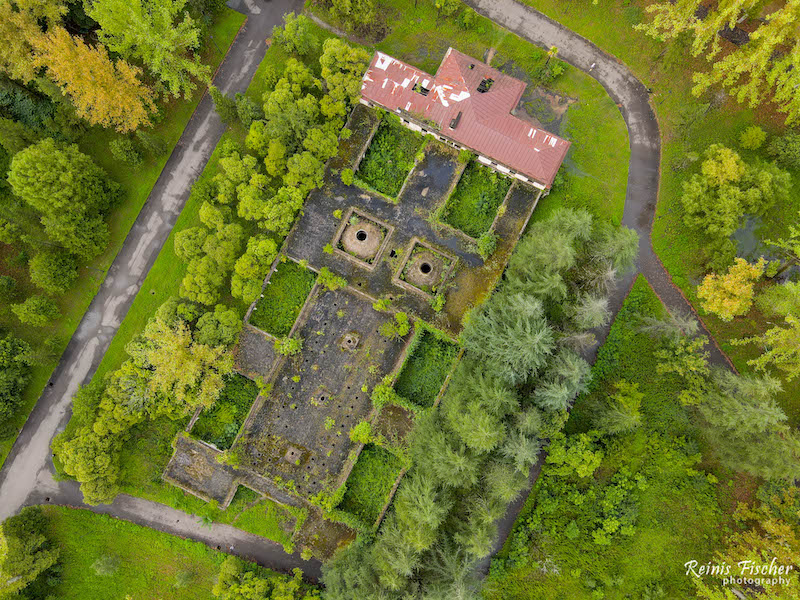 Tskaltubo from a drone flight