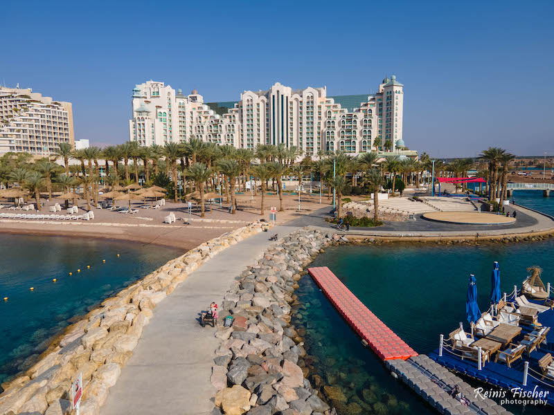 View to Heords hotel in Eilat