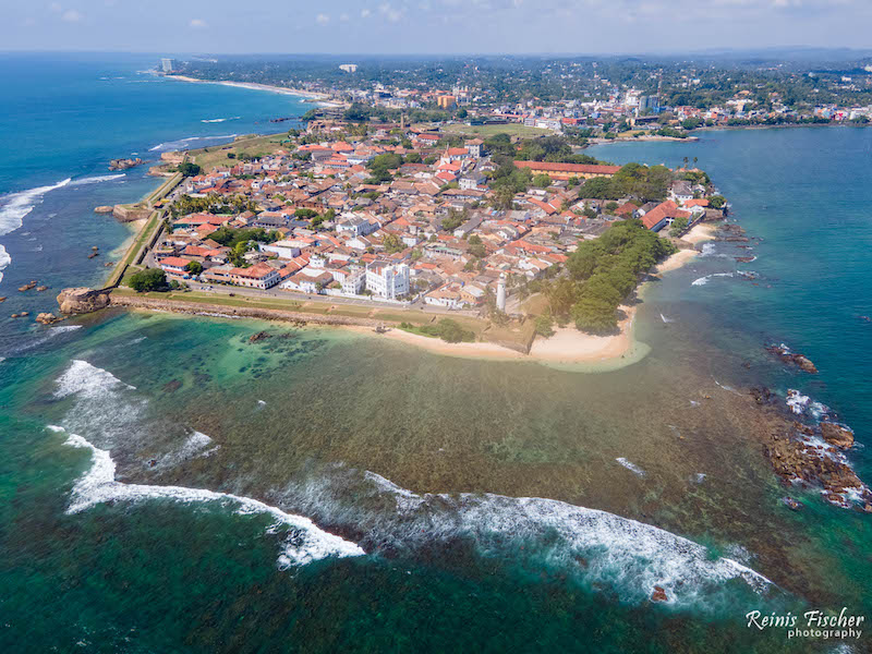 Galle fort in Sri Lanka