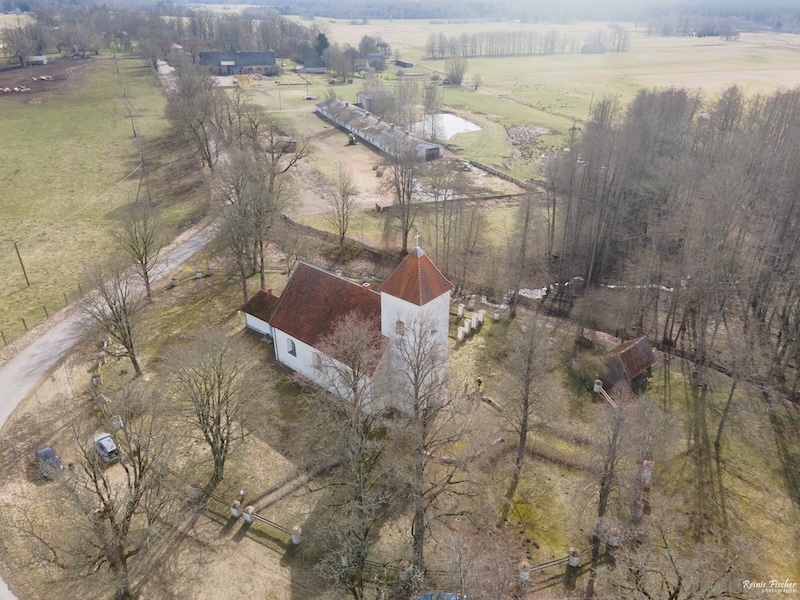 Puze church in Latvia