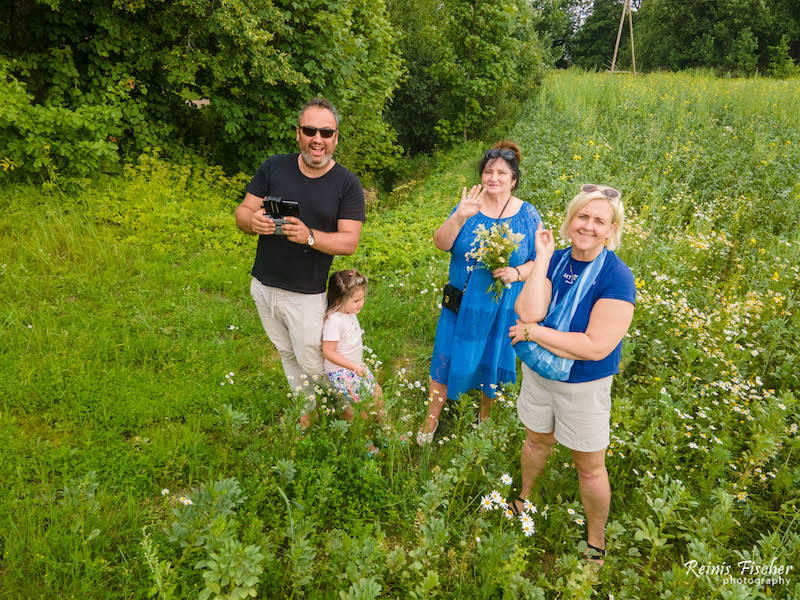 Family of us visiting Micini, July 23, 2022