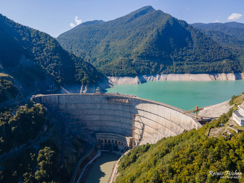 Enguri dam in Georgia