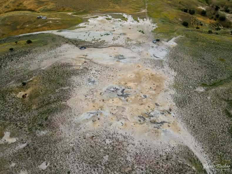 Vashlovani mud volcanoes