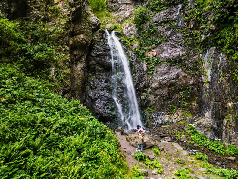 Gveleti waterfall in Georgia