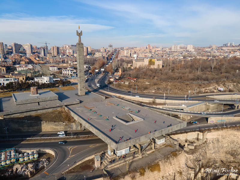 Monument to 50 years of Soviet Armenia