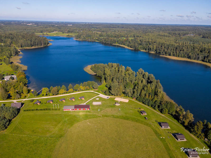Lake Zvirgzdu in Latvia