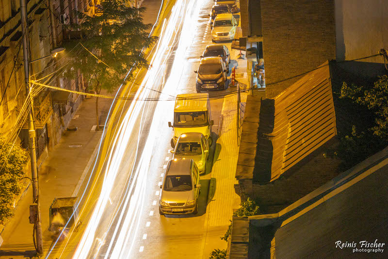 Long exposure on our street