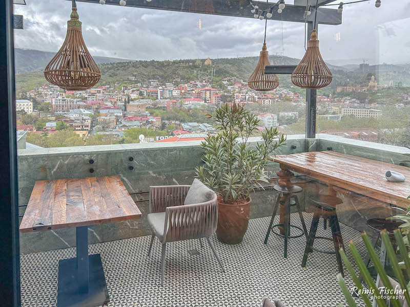 Views towards Tbilisi old town