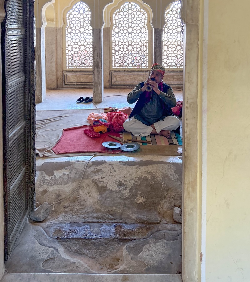 Snake charmer in Jaipur