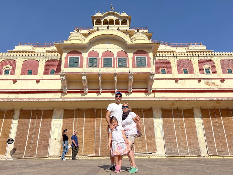 At the City Palace of Jaipur in India