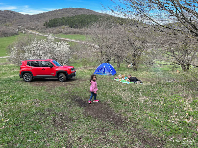 Picnic area at Birtvisi