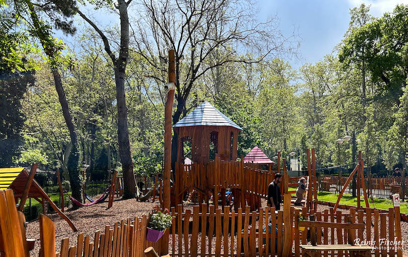 Paid playground at Vake park