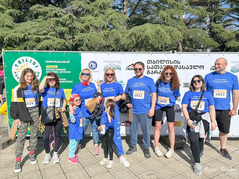 Caucasus Translations Team at Tbilisi adventure Run 2023