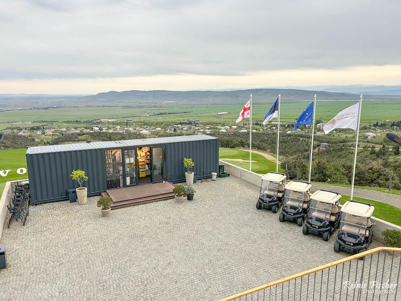 golf carts at Tbilisi Hills Golf club