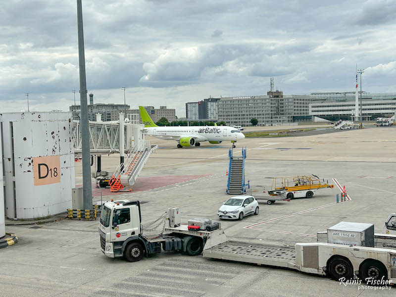 AirBaltic at Charles de Gaulle Airport in Paris