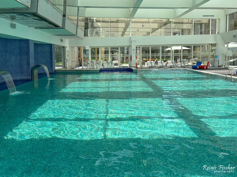 Swimming pool at the Biltmore hotel in Tbilisi