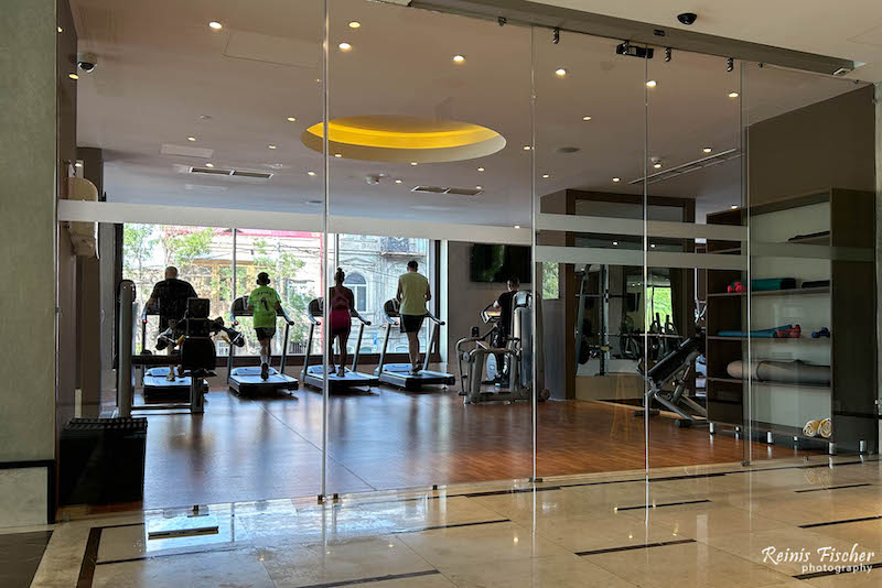 Gym at the Biltmore hotel