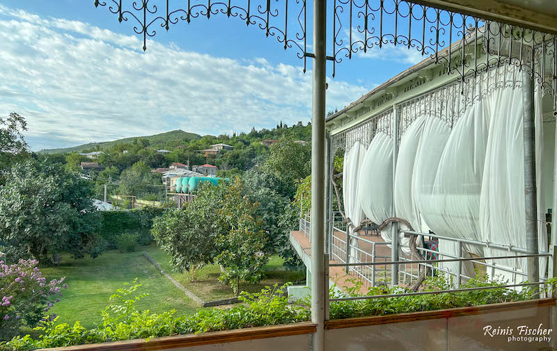 View towards surrounding area from the terrace