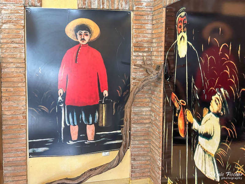 Interior at Qartuli restaurant near Khashuri