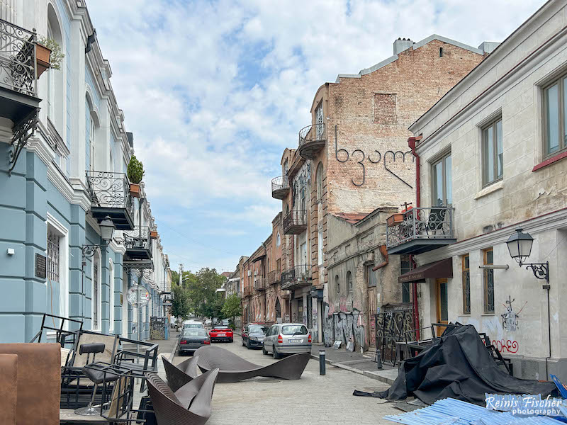 Aghmanashebeli avenue in Tbilisi