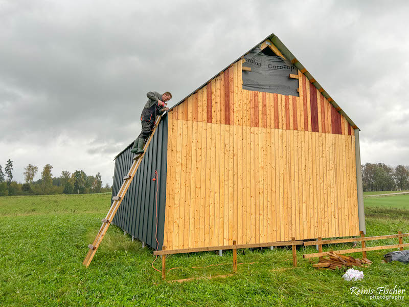 Fixing roof