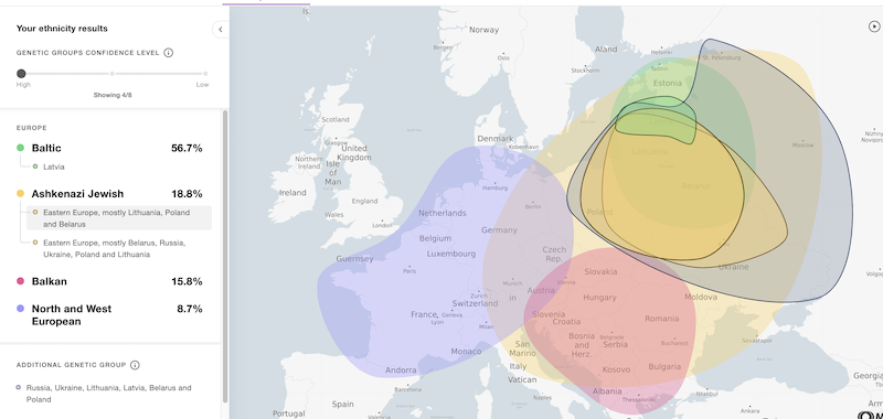 Myheritage DNA ancestry