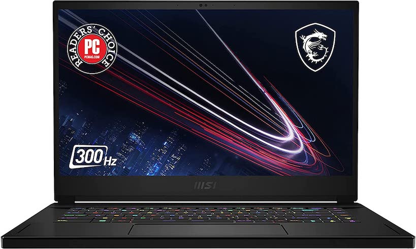 MSI GS66 Stealth Gaming Laptop: 15.6" 300Hz FHD 1080p Display, Intel Core i9-11900H, NVIDIA GeForce RTX 3080, 32GB, 1TB SSD, Thunderbolt 4, WiFi 6, Win10, Black (11UH-020)