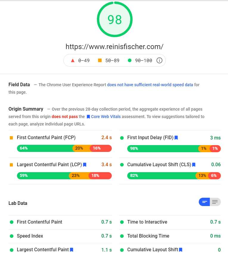 Page lod times after upgrade