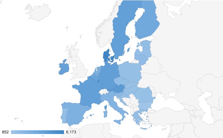 The average salary in the European Union in 2022