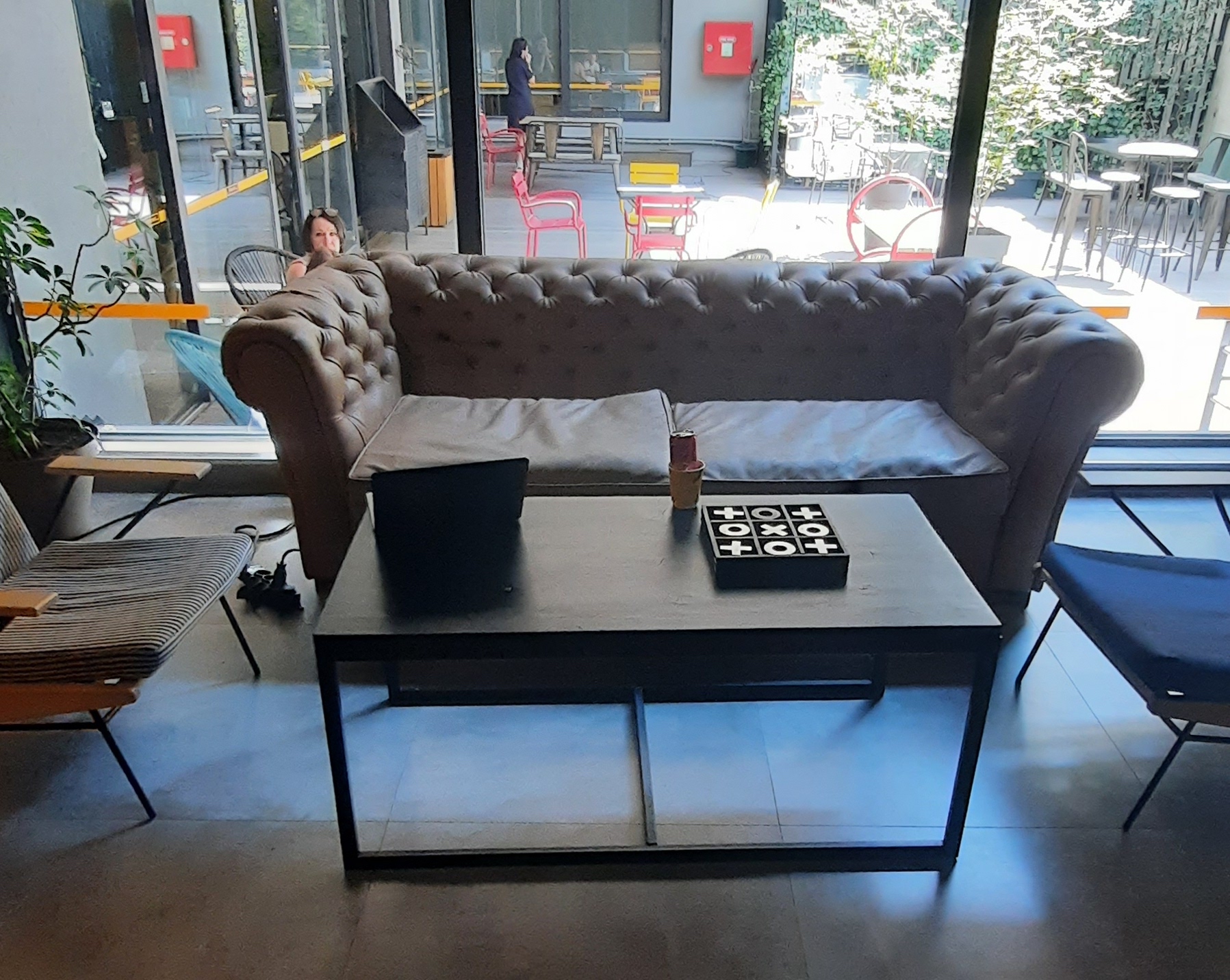 Comfortable sofa at Terminal coworking space