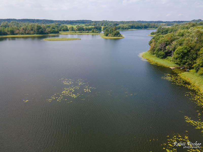 Lake Ežezers in Latvia