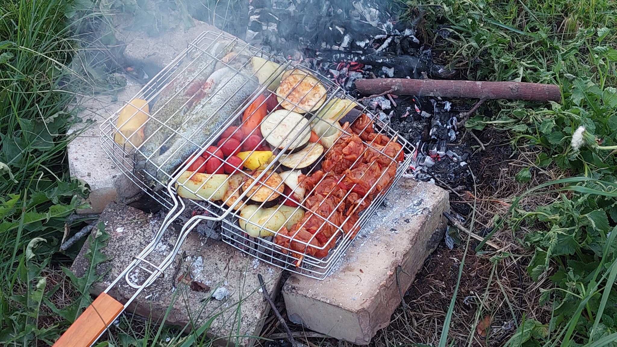 Grilling fish