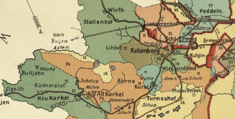 Kreiss Walk, With Homeln manor (Omuļu muiža)