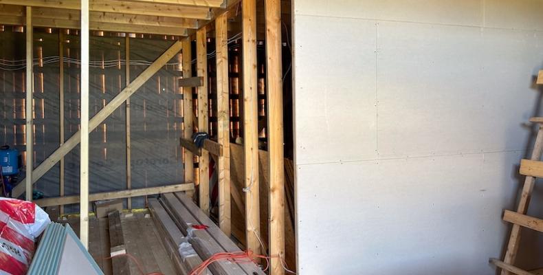 Drywall at our frame house