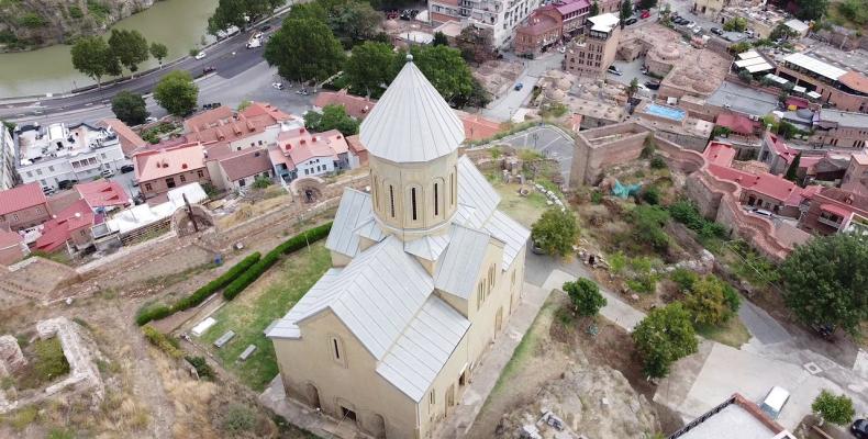 Embedded thumbnail for Narikala Fortress &amp; Mother Georgia from a Drone flight