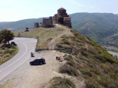 Embedded thumbnail for Jvari monastery from a drone flight / DJI Mavic Mini crash