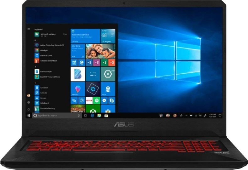 ASUS - TUF Gaming FX705GM 17.3" Laptop - Intel Core i7 - 16GB Memory - NVIDIA GeForce GTX 1060 - 512GB Solid State Drive - Black