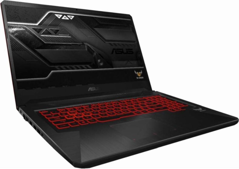 ASUS TUF 17.3" FHD LED-Backlight Gaming Laptop | Intel Core i7-8750H Six-Core 2.2 GHz | Can Upto (32GB DDR4, 1TB PCIe SSD) | NVIDIA GeForce GTX 1060 3GB | Card Reader | Backlit Keyboard | Windows 10