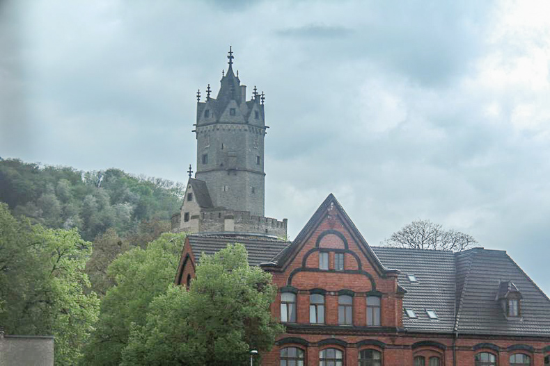 Some Castle Tower in city of Andernach