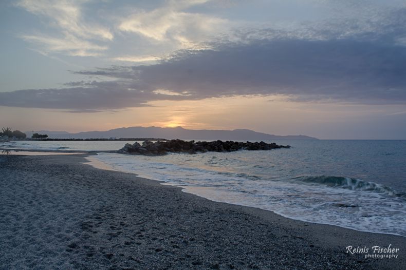 Sunset at Agia Marina